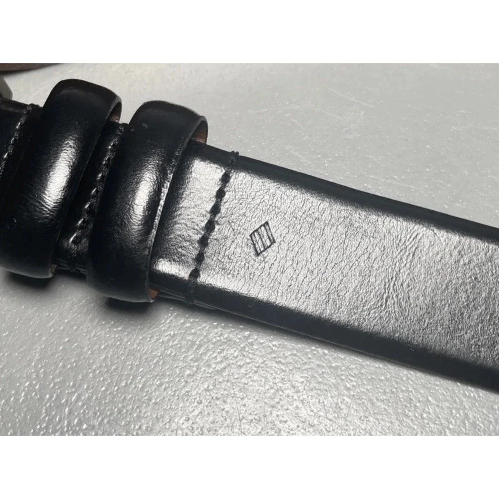 Joseph Abboud‎ Mens Black Genuine Leather Belt Size 38 Handcrafted Italy